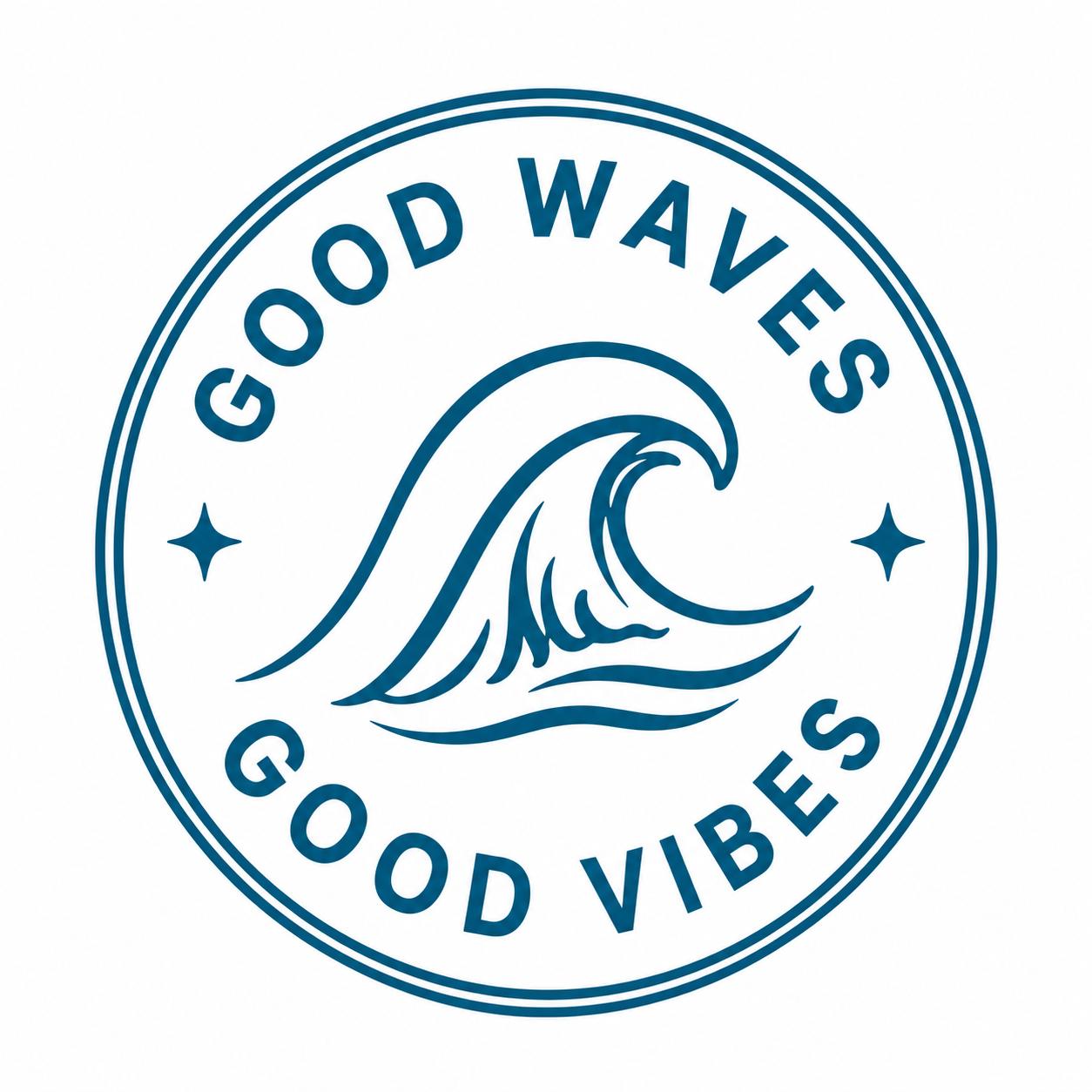 Good Waves Good Vibes logo